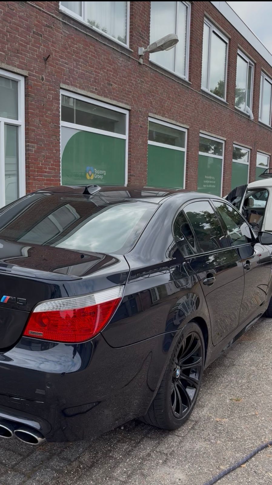 BMW exterieur na stoomwas