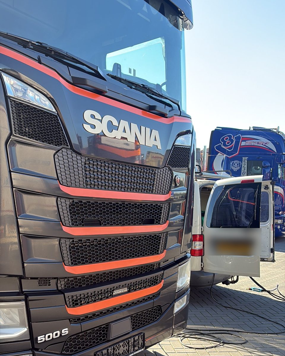 Scania bedrijfswagen, onderdeel van een zakelijk wagenpark